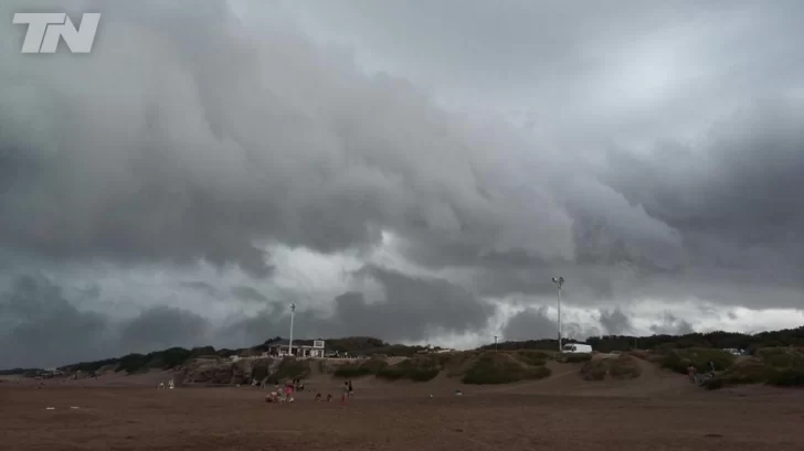 Alerta meteorológico por posible caída de granizo para Necochea y la zona