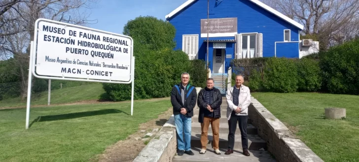 El director del INIDEP visitó la Estación Hidrobiológica de Puerto Quequén