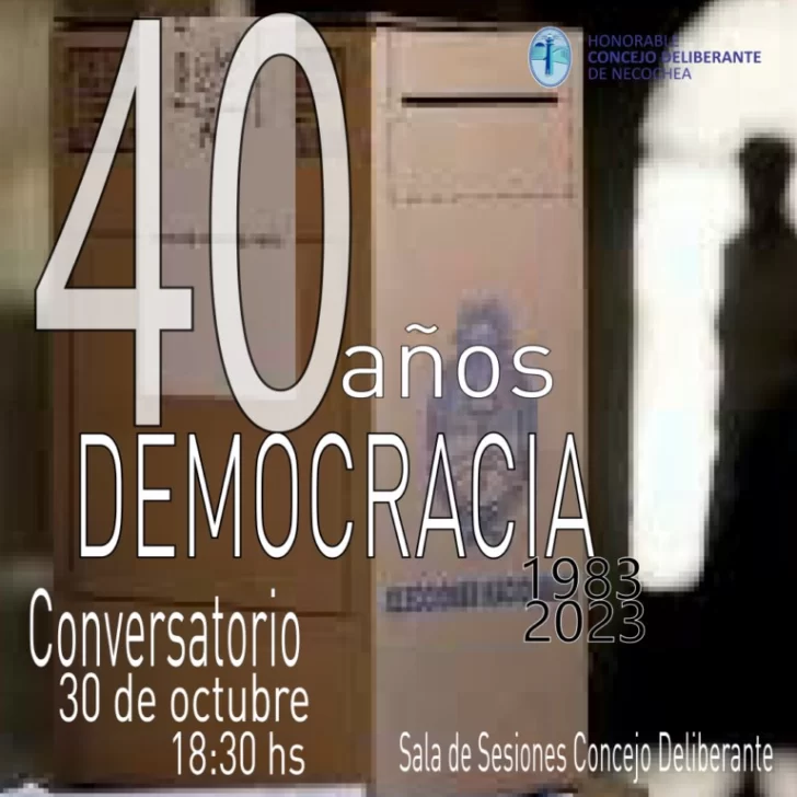 Conmemoran 40 años de Democracia en el Concejo
