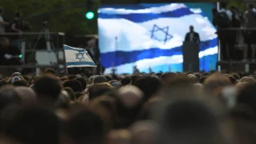 Una multitud se congregó en Buenos Aires para apoyar a Israel