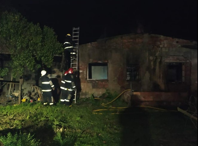 Incendio en una vivienda