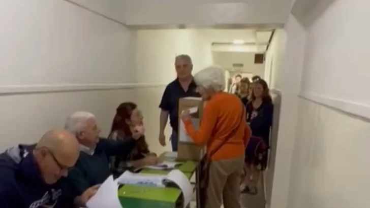 Con 96 años fue a votar