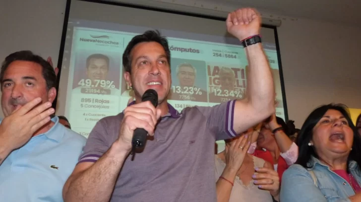 Rojas superó los 28.000 votos y fue reelecto como intendente