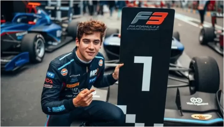 Franco Colapinto anunció que correrá en la F2 la próxima temporada