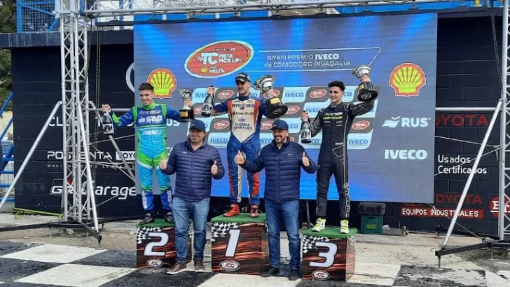 Marcos Castro Serrano se subió al podio del TC Pista Pick Up en Comodoro Rivadavia