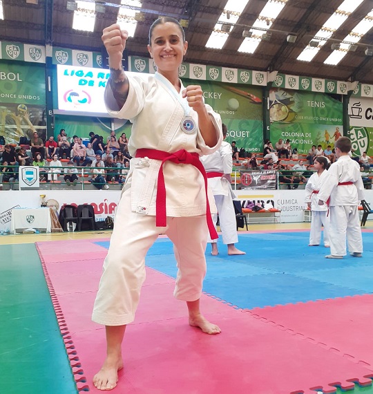 Medallas para la karateca necochense Rosa Parson en la Liga Regional