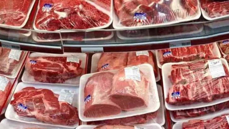 Aprehendido por robar carne de un supermercado