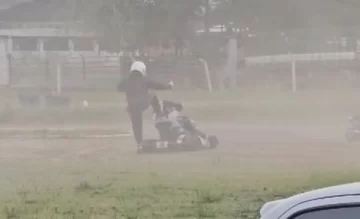 Un piloto de karting fue detenido por desmayar a golpes y patadas a otro competidor
