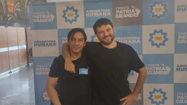 El yanqui López con Juan Grabois: apoyo a Massa