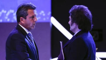 Llega el debate, la pulseada televisiva final entre Massa y Milei