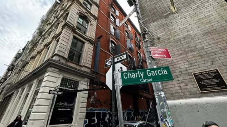 Charly García ya tiene su propia esquina en Nueva York