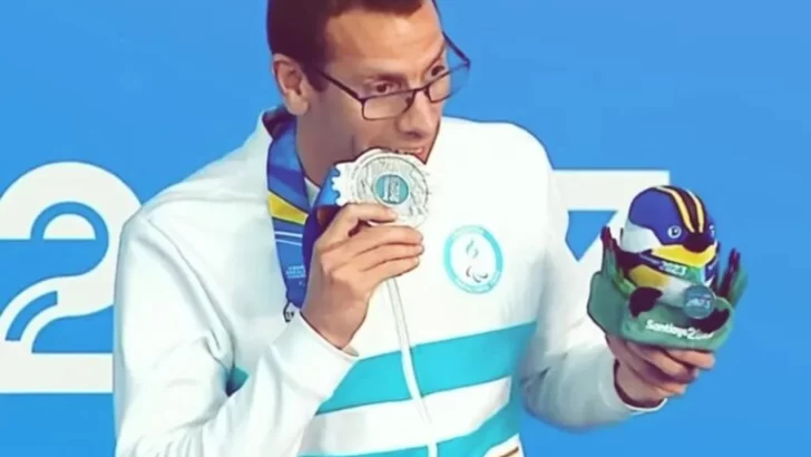 El loberense Elián Araya ganó la medalla de plata en los Para Panamericanos de Chile