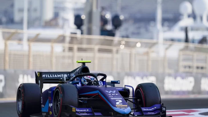Fórmula 2: El argentino Franco Colapinto concreto su debut en Abu Dhabi