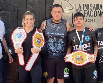 El Team Saravia se destacó con títulos y medallas de oro en el Panamericano de Kick Boxing