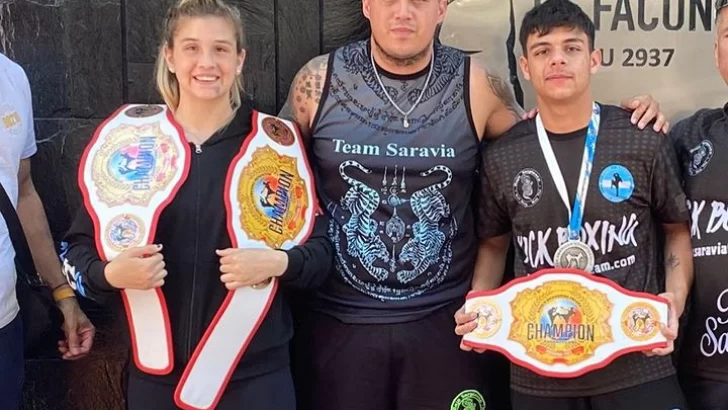 El Team Saravia se destacó con títulos y medallas de oro en el Panamericano de Kick Boxing