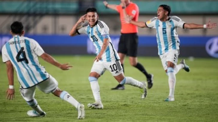 La Selección argentina venció a Japón y se acomodó en su grupo en el Mundial Sub 17