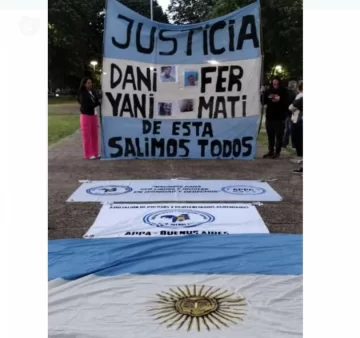 Caso Noa Suárez: volvieron a marchar por los policías condenados