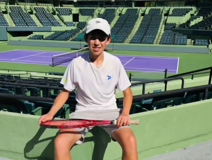 El joven necochense Julián Gaitero fue subcampeón en Miami y suma experiencia