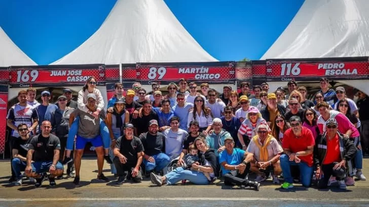 Tras su 3º puesto en el Turismo Pista Martín Chico agradeció a su familia, equipo y sponsors