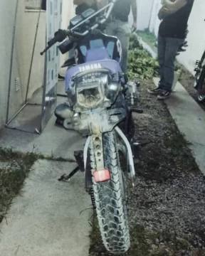 Recuperan una moto que había sido robada ayer