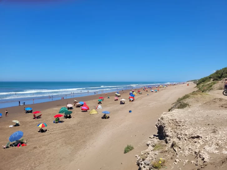 La playa a “punto caramelo”