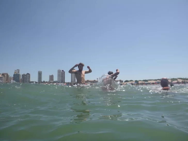 ¿Cómo está la temperatura del mar este enero en Necochea?