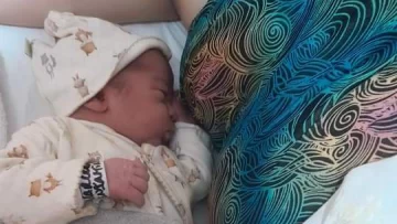 Benjamín es el primer bebé de Necochea que vio la luz en el nuevo año