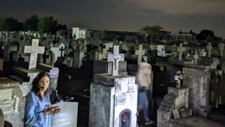Visita nocturna guiada al cementerio de Lobería