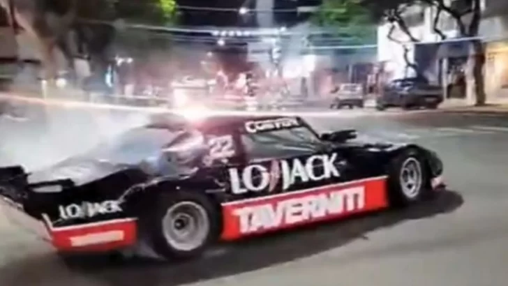 Video: Marcos Di Palma volvió a quedar en el centro de la polémica tras hacer trompos con un auto en Pergamino