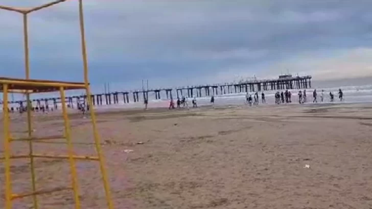 Video: así fue la pelea en la playa antes del asesinato a Tomás Tello en Santa Teresita