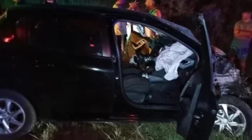 Ruta 88: un herido tras un choque frontal entre un auto y un camión