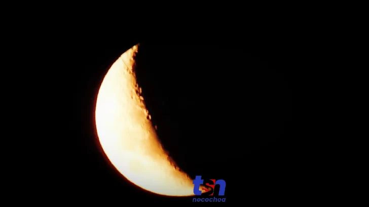 La Luna y Júpiter engalanan la noche necochense