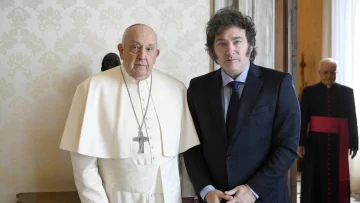 Milei se reunió una hora con el Papa y afirmó que existe “un vínculo positivo”
