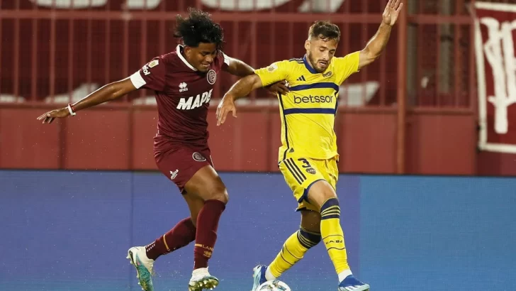 Boca perdió en su visita a Lanús y se aleja de los cuatro primeros puestos de la zona por la Copa de la Liga