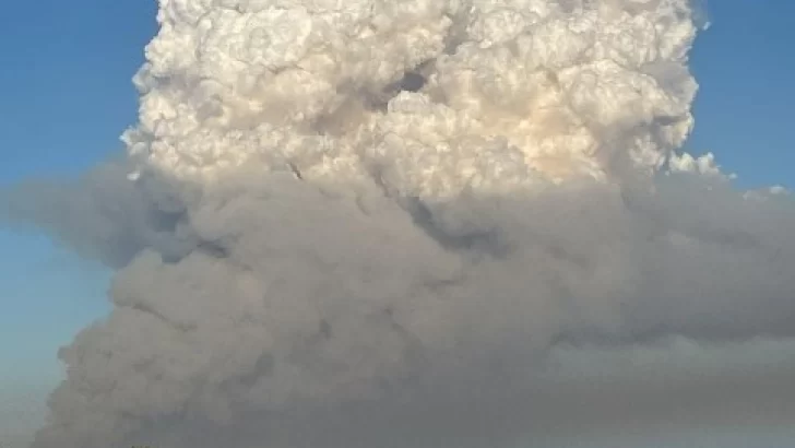 La nube que fue protagonista en las redes sociales