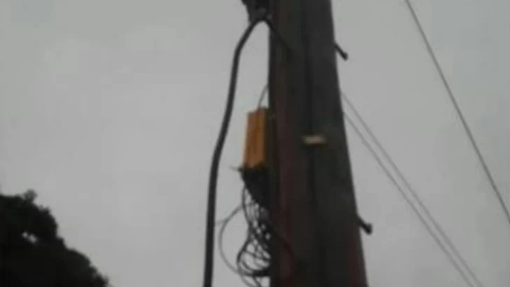 Otra vez robaron cables de energía eléctrica y tres transfomadores