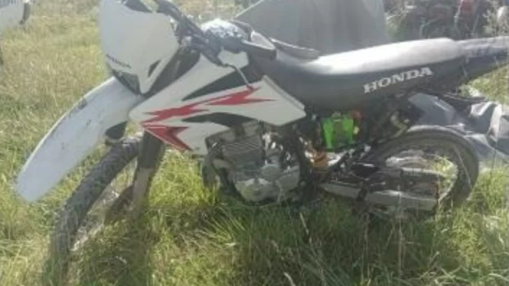Hallan en Juárez una moto robada en Necochea