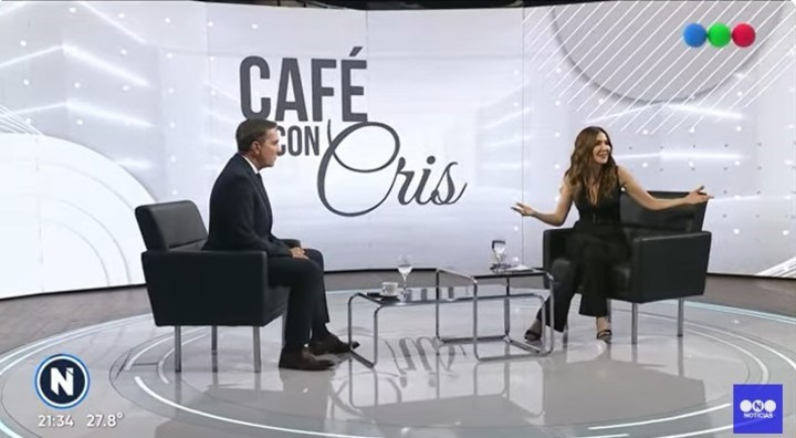 Cristina Pérez se despidió del noticiero de Telefe en un mano a mano con Rodolfo Barili
