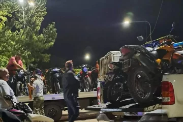 Control de tránsito: Secuestraron 12 motos en Pinolandia