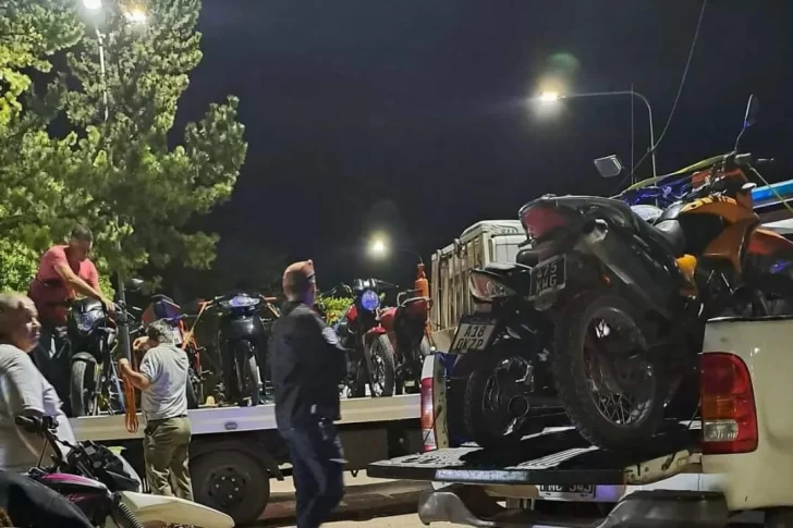 Control de tránsito: Secuestraron 12 motos en Pinolandia