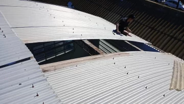 Repararon los techos de las escuelas 40 y 47