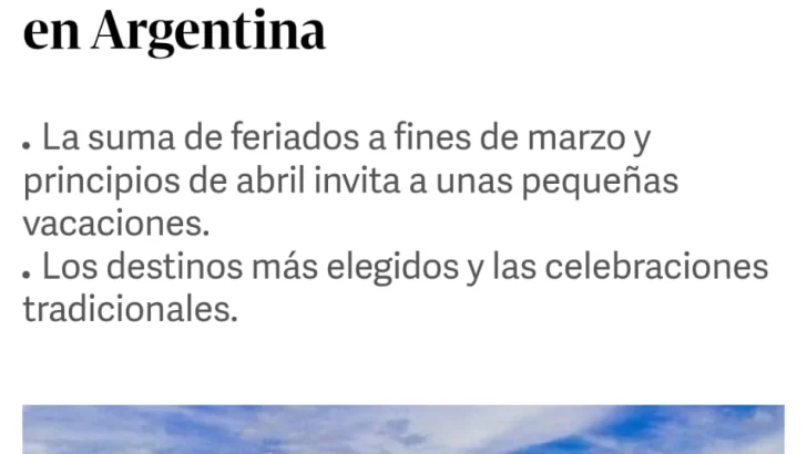 Necochea otra vez en medios nacionales con las promociones de Semana Santa