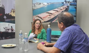 Jimena López recibió a la Sociedad Rural de Lobería