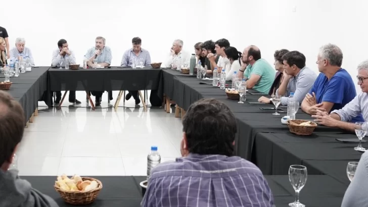 Rivero y Cáceres participaron de la reunión del PJ provincial
