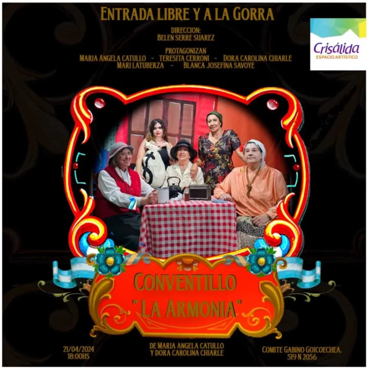 Teatro a la gorra en el Comité Gabino Goicoechea