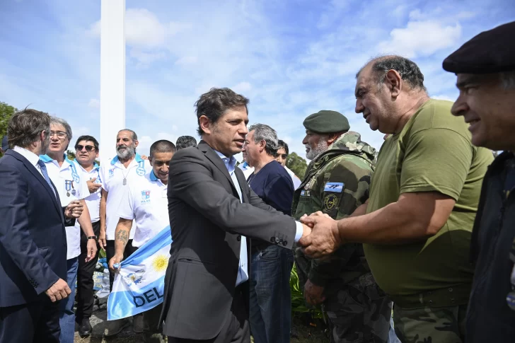 Kicillof criticó a Milei en el acto por Malvinas: “No se puede tener como ídola a Margaret Thatcher”