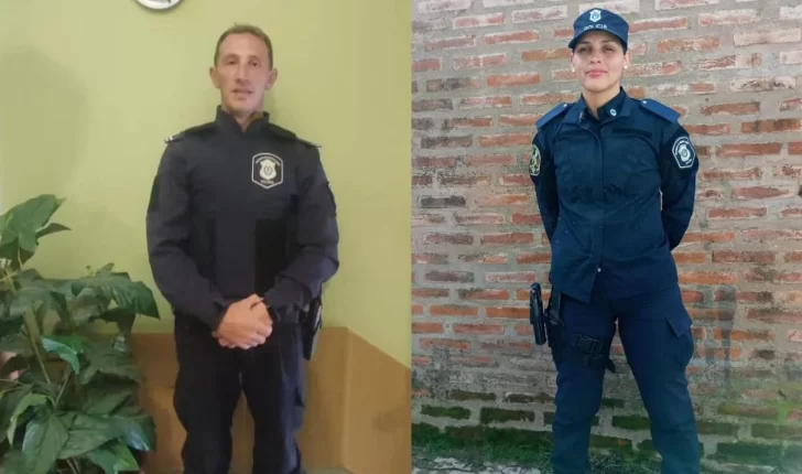 Policías necochenses salvan la vida de un vecino con maniobras de RCP