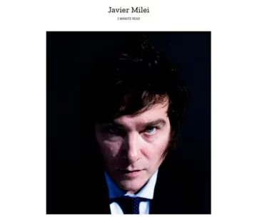 La revista Time incluyó a Javier Milei en la lista de las 100 personas más influyentes del mundo