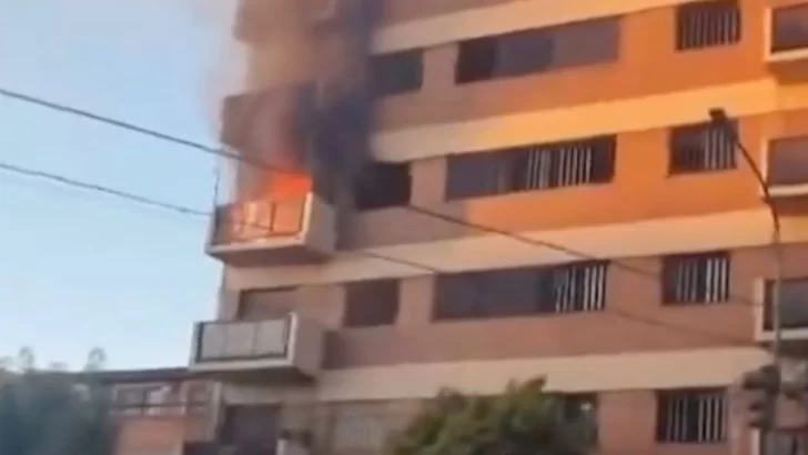 Video: intentó hacer un repelente casero con citronela y se le quemó el departamento