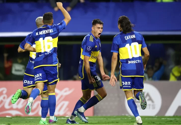 Boca venció a Sportivo Trinidense por la Copa Sudamericana y quedó como único líder del Grupo D